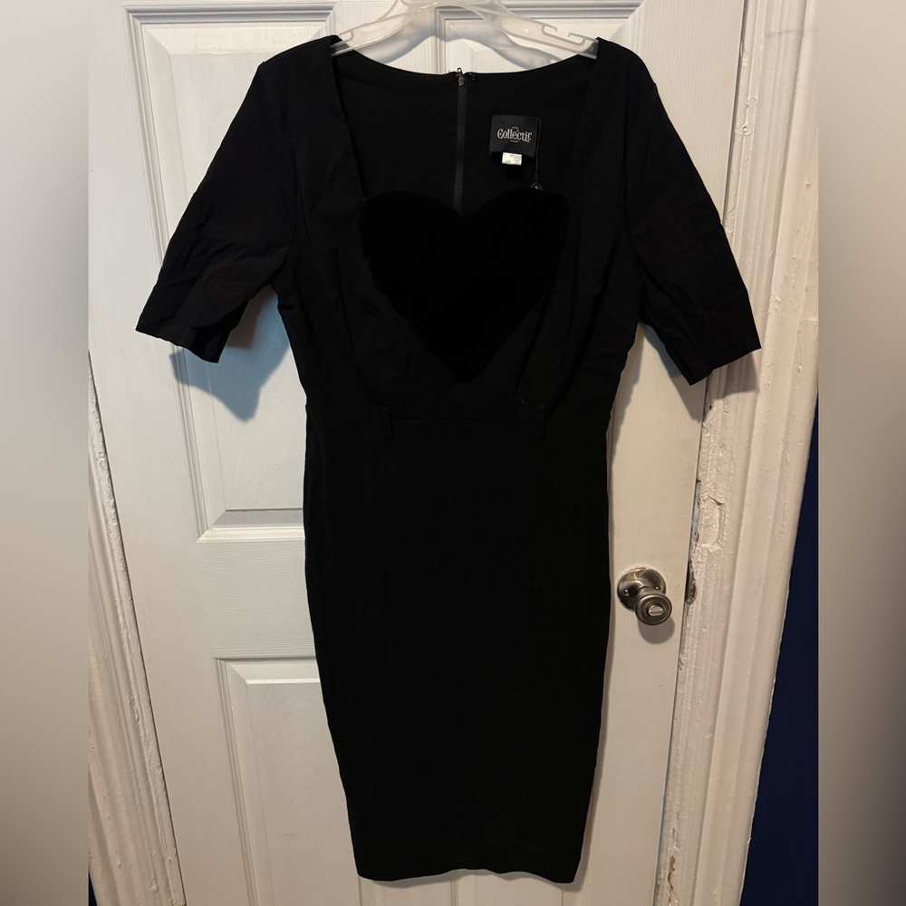 Collectif Velvet Heart Wiggle Super Stretchy